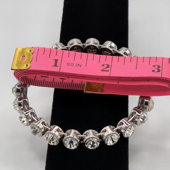 Women’s Rhinestone Bracelet – Magnetic Closure Sparkly Jewelry - Picture 3 of 3